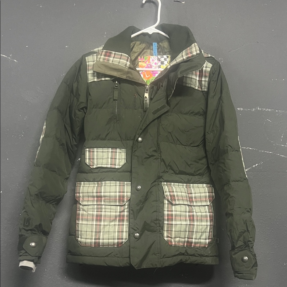 Women’s Burton Green Plaid Jacket